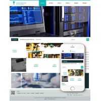 dedecms企业 响应式测绘仪器仪表类网站源码（自适应手机端） 仪器仪表生产公司官网源码