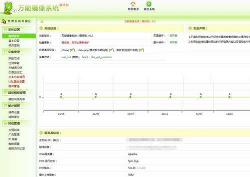 新修复版万能镜像系统源码 终级版站群利器更新升级