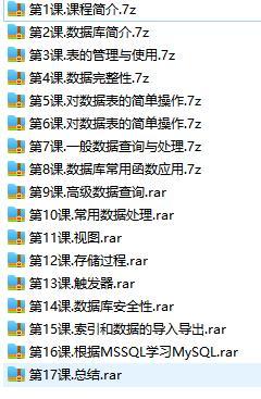 零基础完完全全学习SQLServer数据库系列教程17课