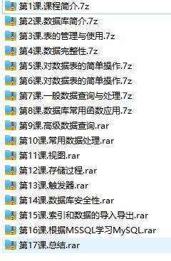 零基础完完全全学习SQLServer数据库系列教程17课