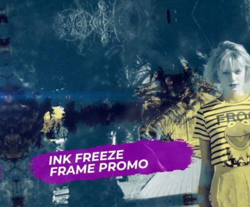 PR预设-水彩视频定格宣传片头 Ink Freeze Frame Promo