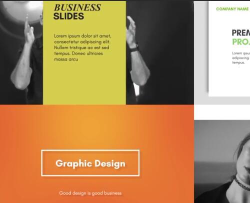 PR预设-文字标题排版视频展示动画 Typography Slides – for Premiere Pro Essential Graphics