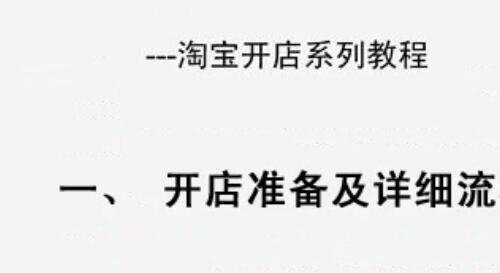 淘宝开店教程合集 店铺的流量分析与定位/排名终极优化/实物速成皇冠案例