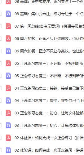 21天专注力提升训练营（音频）释怀：和“不完美”和平共处