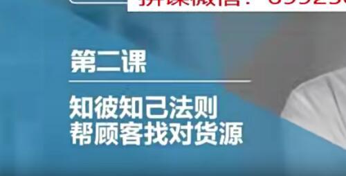 人人都需要学会的销售攻略：卖出一切你想卖的视频课程12课