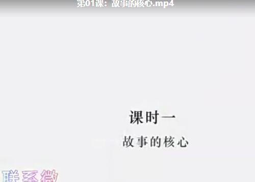 北影孟中教授 故事创意与策划视频课程44课