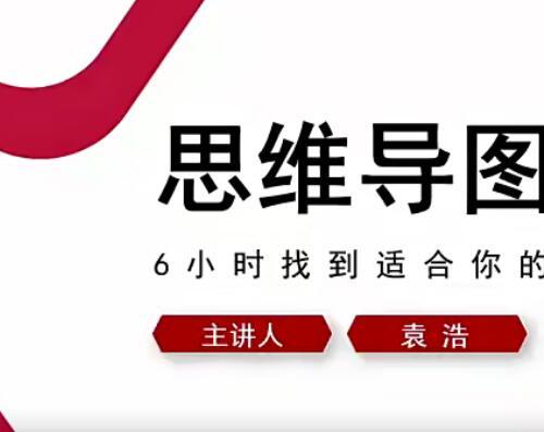 引爆思维：思维导图高效学习法视频课程46讲 思维导图帮你搞定脱稿演讲