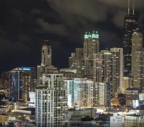 国外国际大城市美国都市旅拍航拍夜景街景自媒体vlog短视频素材