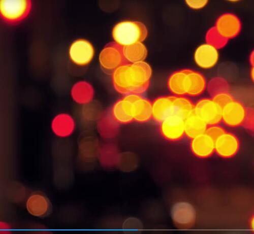vlog城市车灯霓虹夜景实拍无声无字幕高清短视频背景制作剪辑素材