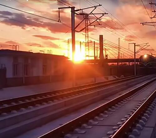 高地铁火车轨道情感情绪短视频高清无水印热门剪辑转场素材音抖